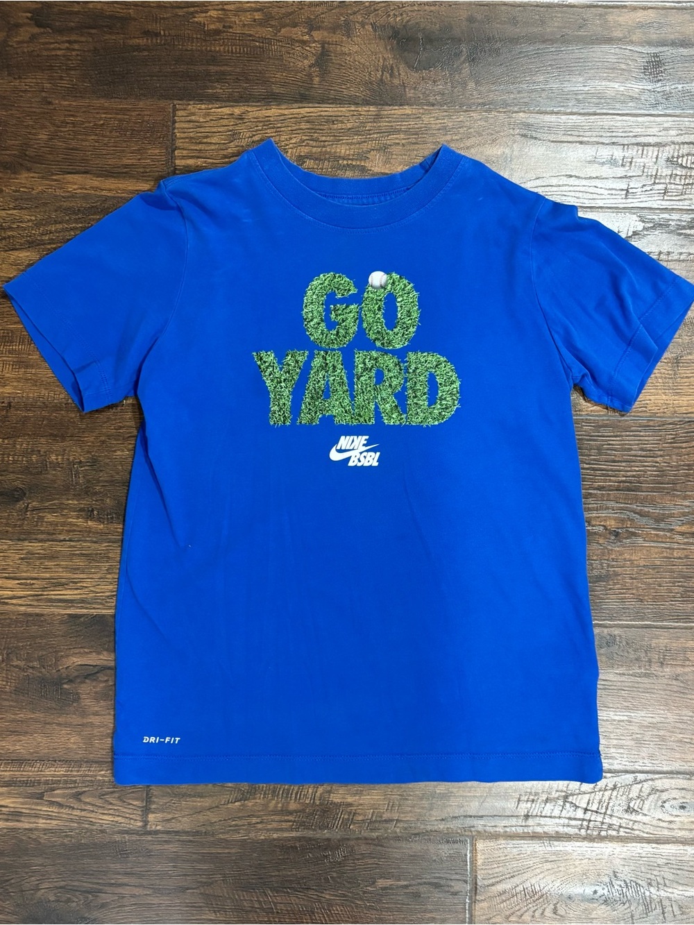 Nike Boys Royal Blue 'Go Yard' Graphic Tee